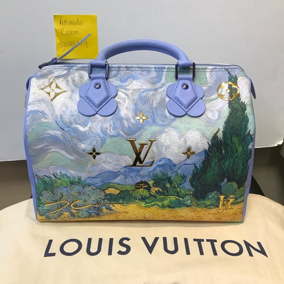 FINAL PRICE NEW Louis Vuitton Speedy 30 Van Gogh - Picture 2 of 7